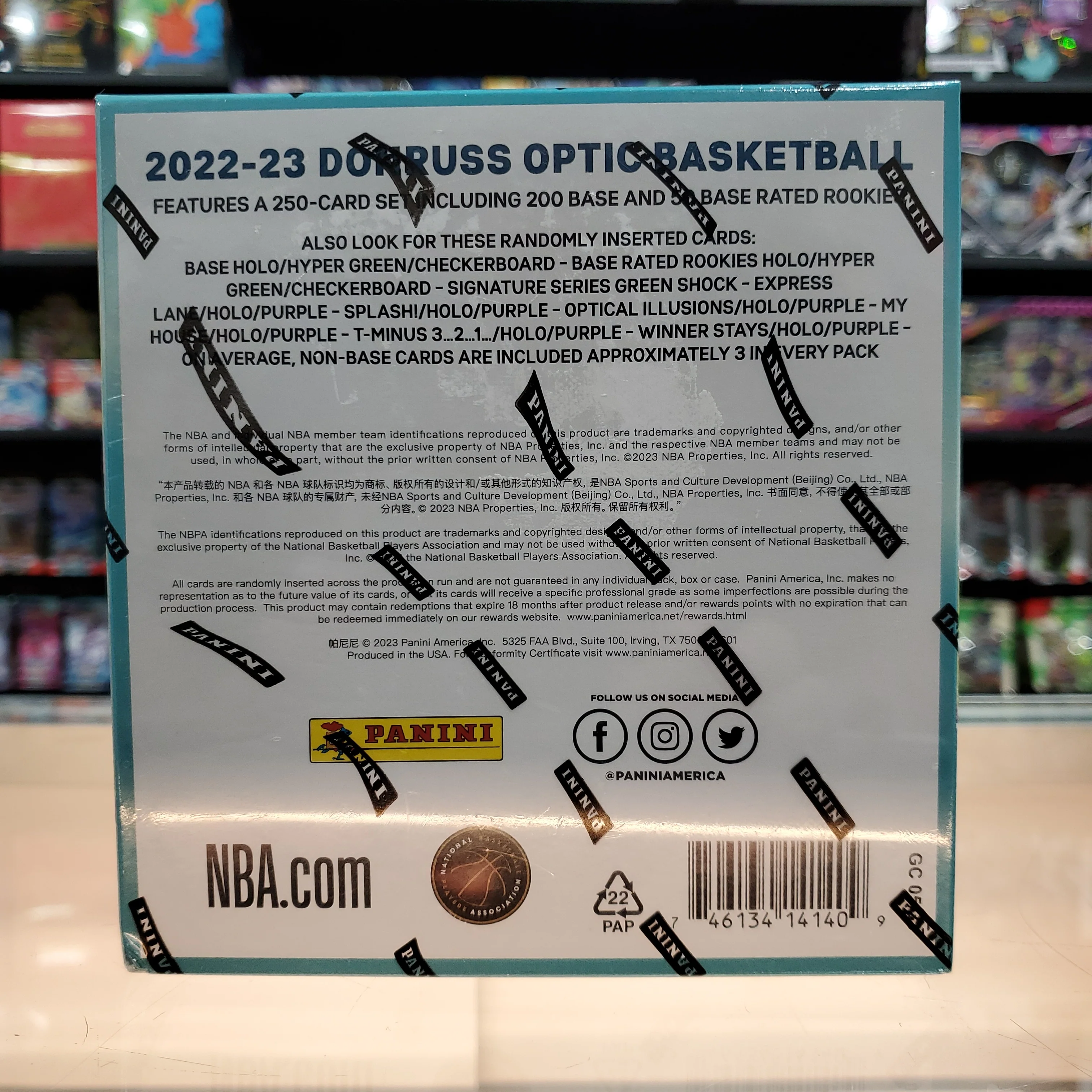 2022-23 Donruss Optic Basketball Mega Box (Hyper Green Prizms) - Image 2
