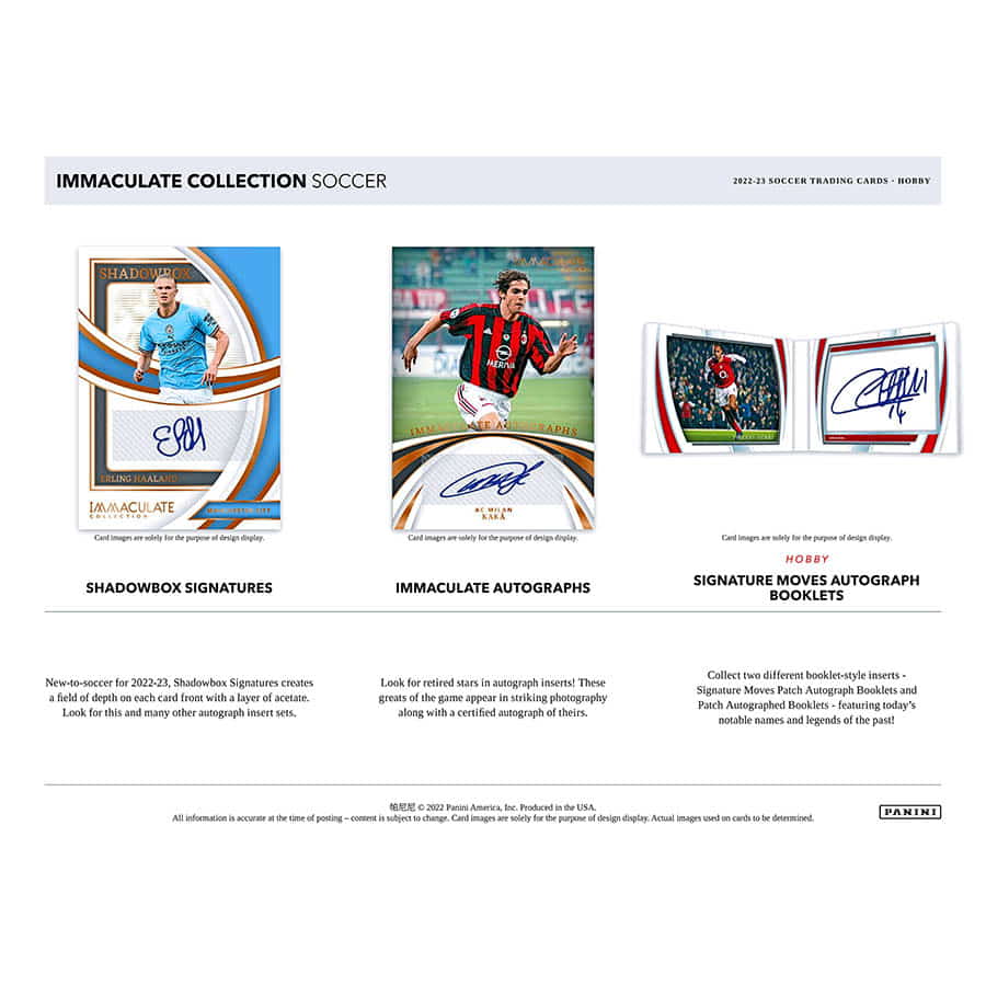 2022-23 Panini Immaculate Soccer Hobby Box - Image 3
