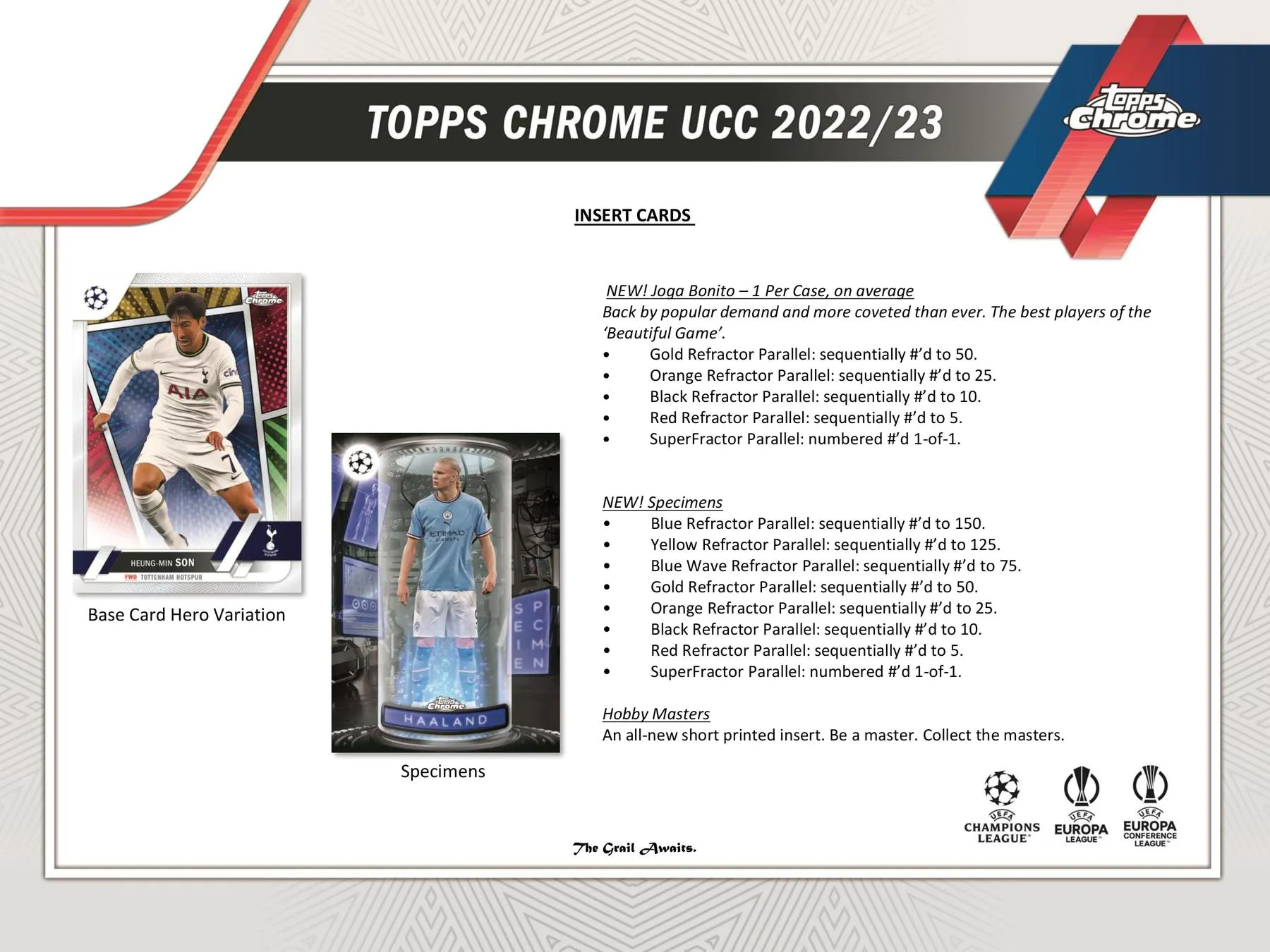 2022-23 Topps Chrome UEFA Club Competitions Soccer Hobby Box - Image 3