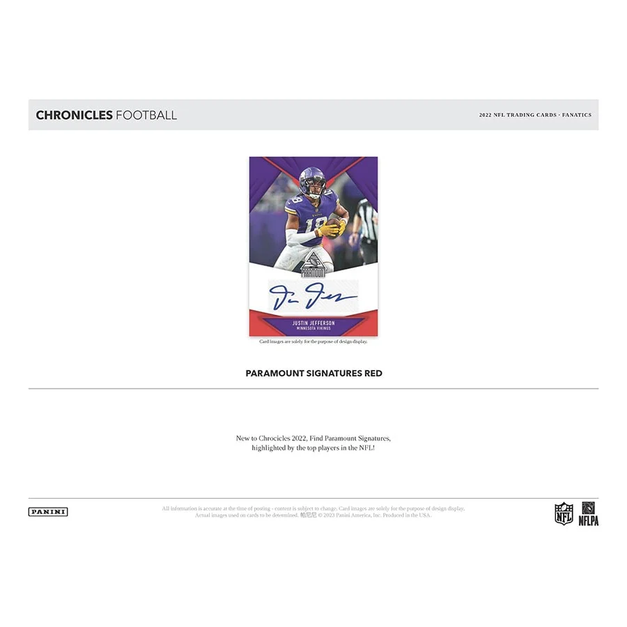2022 Chronicles Football Blaster Box (Studio/Marquee) - Image 5
