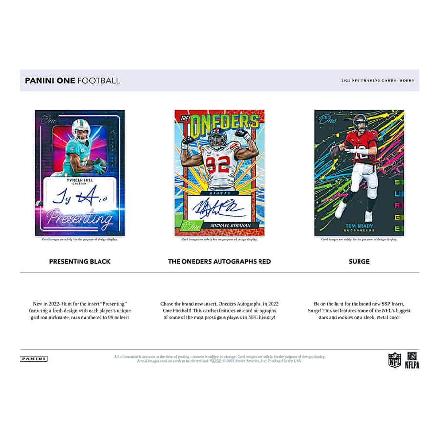 2022 Panini One Football Hobby Box - Image 3