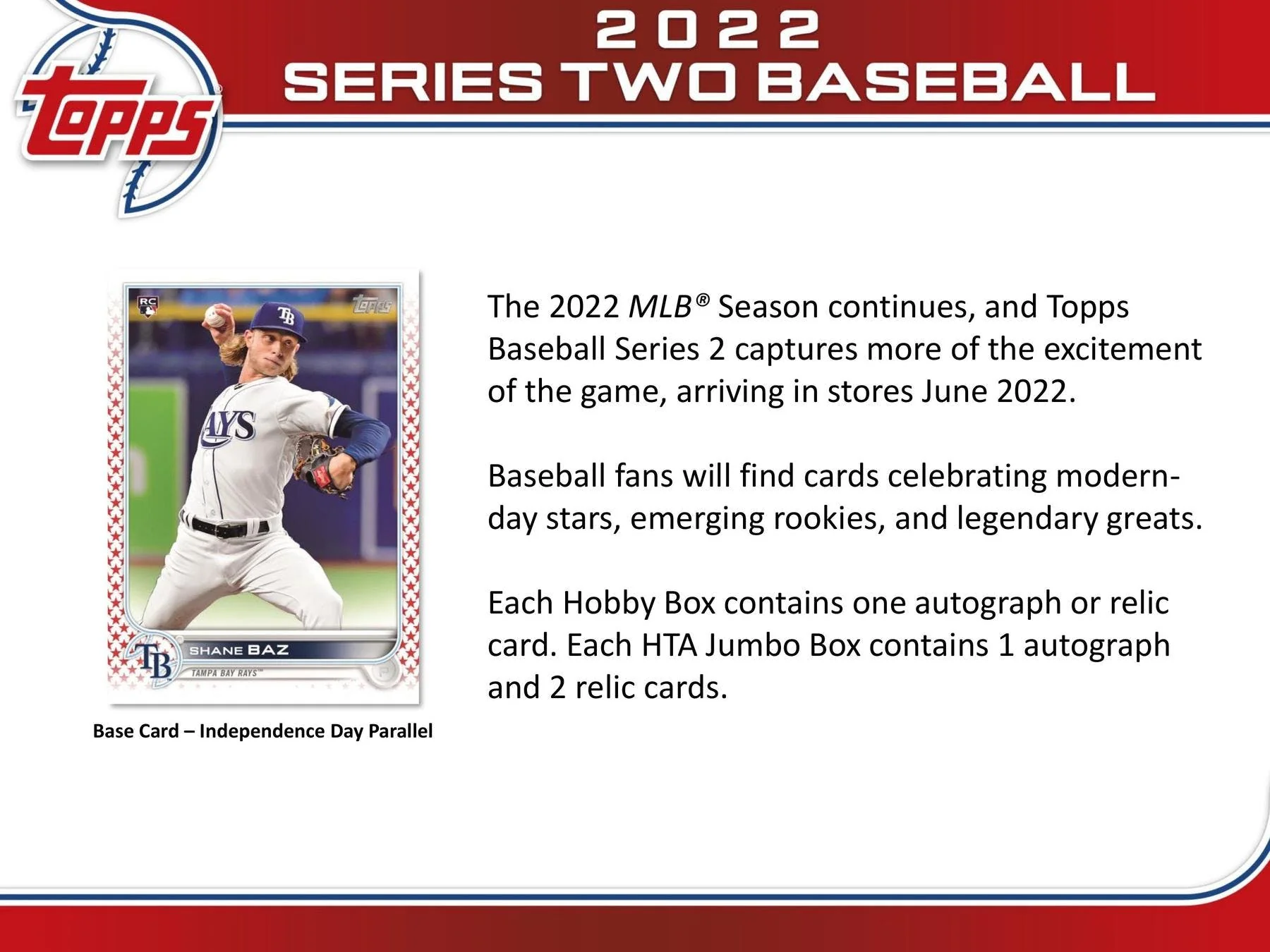 2022 Topps Series 2 Baseball Hobby Box - Image 5