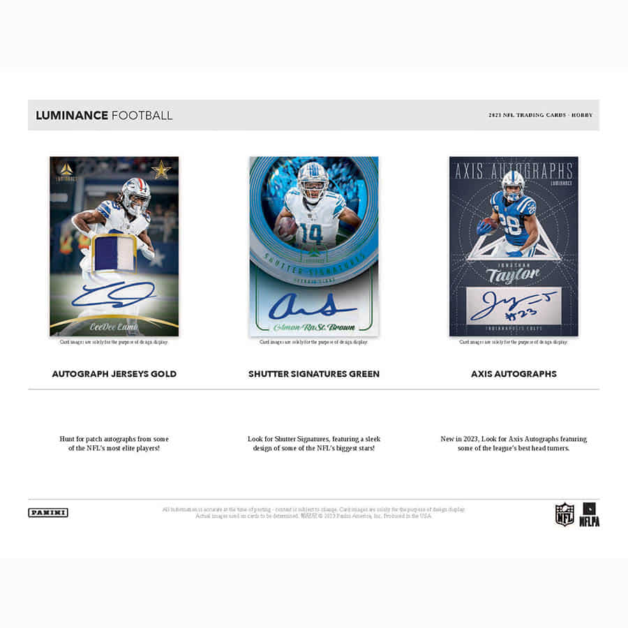 2023 Luminance Football Hobby Box - Image 4