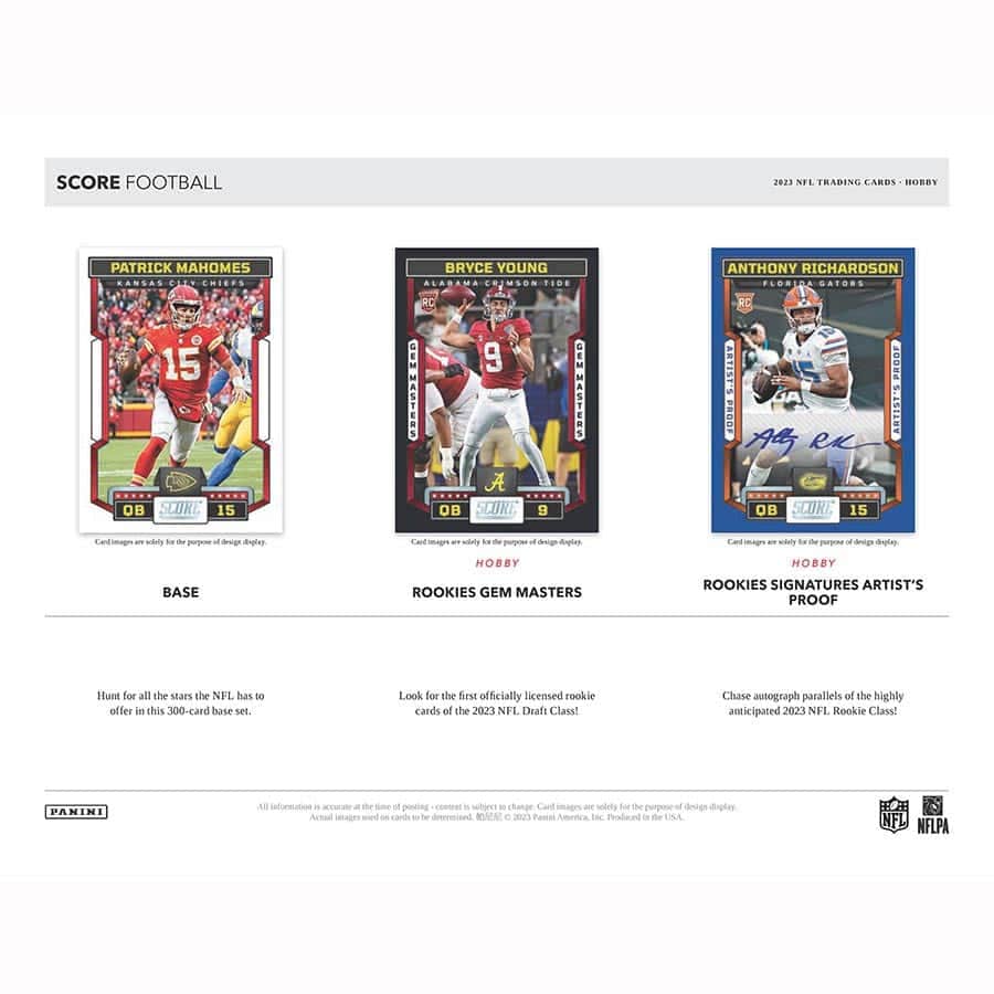 2023 Score Football Hobby Box - Image 7