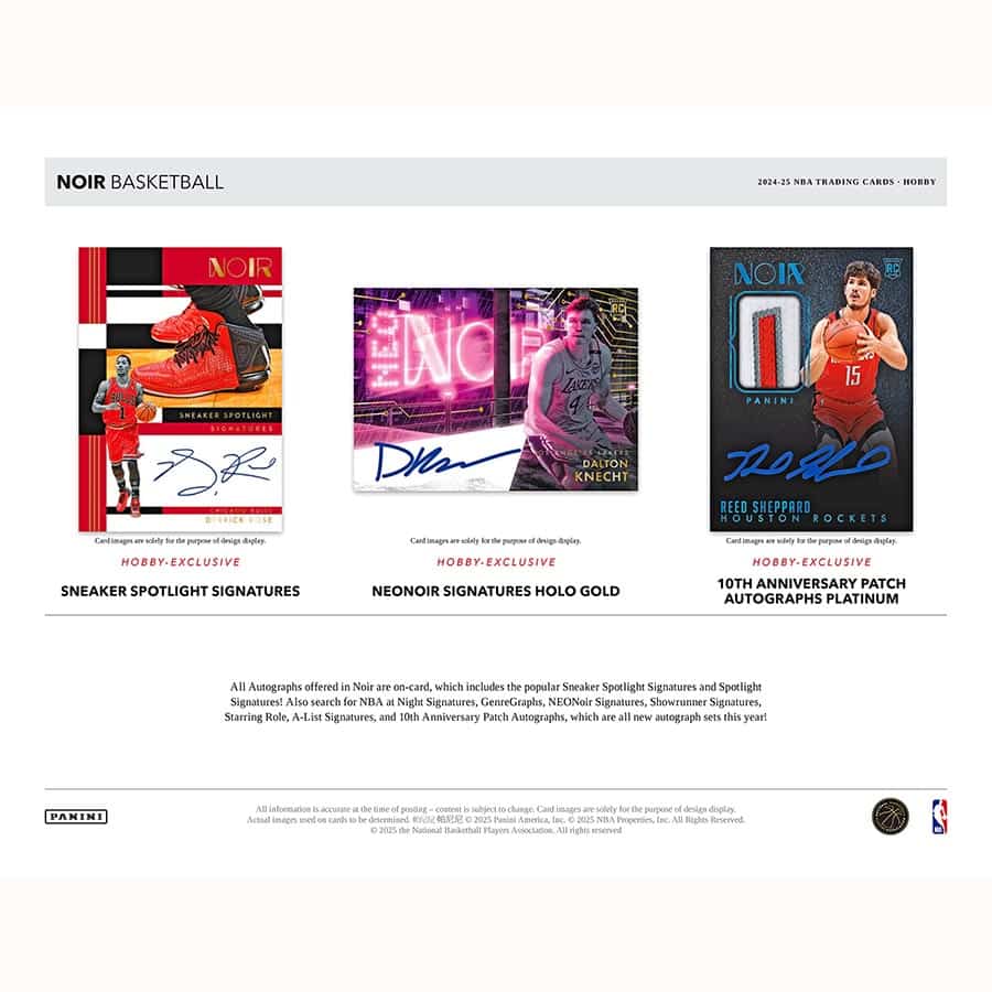 2024-25 Noir Basketball Hobby Box - Image 2