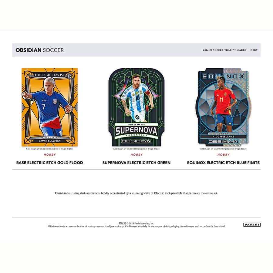 2024-25 Obsidian Soccer Hobby Box - Image 3