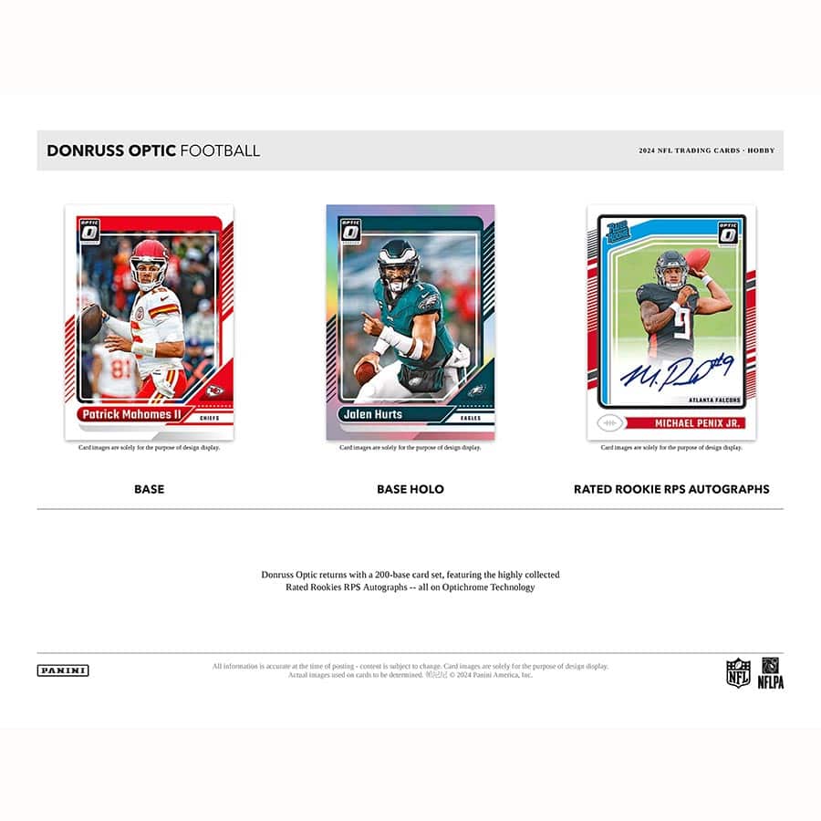 2024 Donruss Optic Football Hobby Box - Image 3