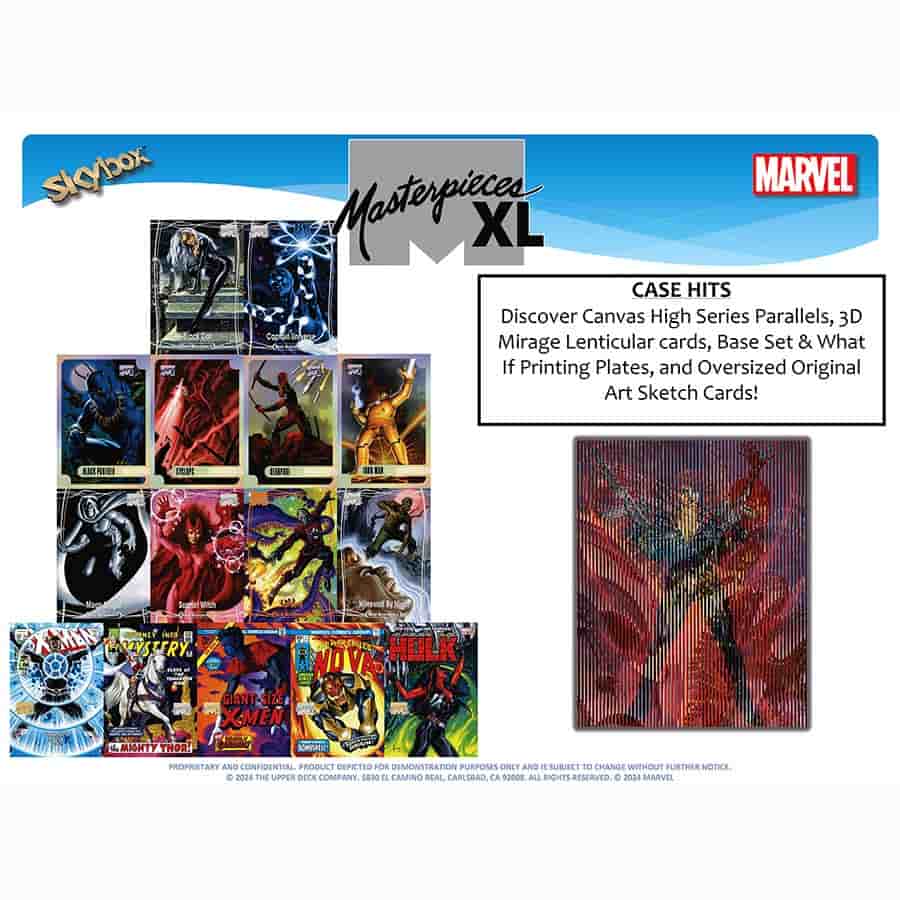 2024 Marvel Masterpieces XL Hobby Box - Image 3