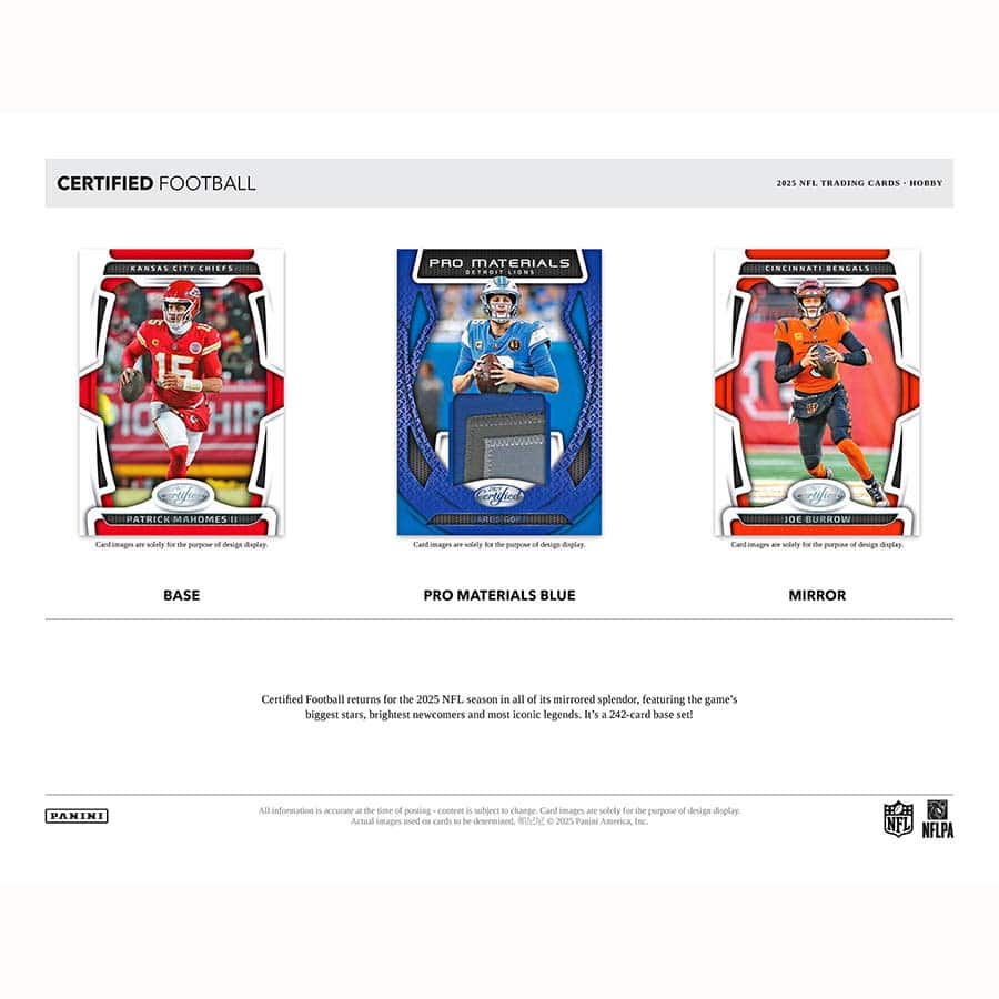 2025 Certified Football Hobby Box - Image 3