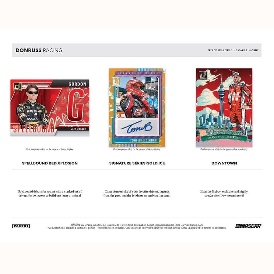 2025 Donruss Racing Hobby Box - Image 5