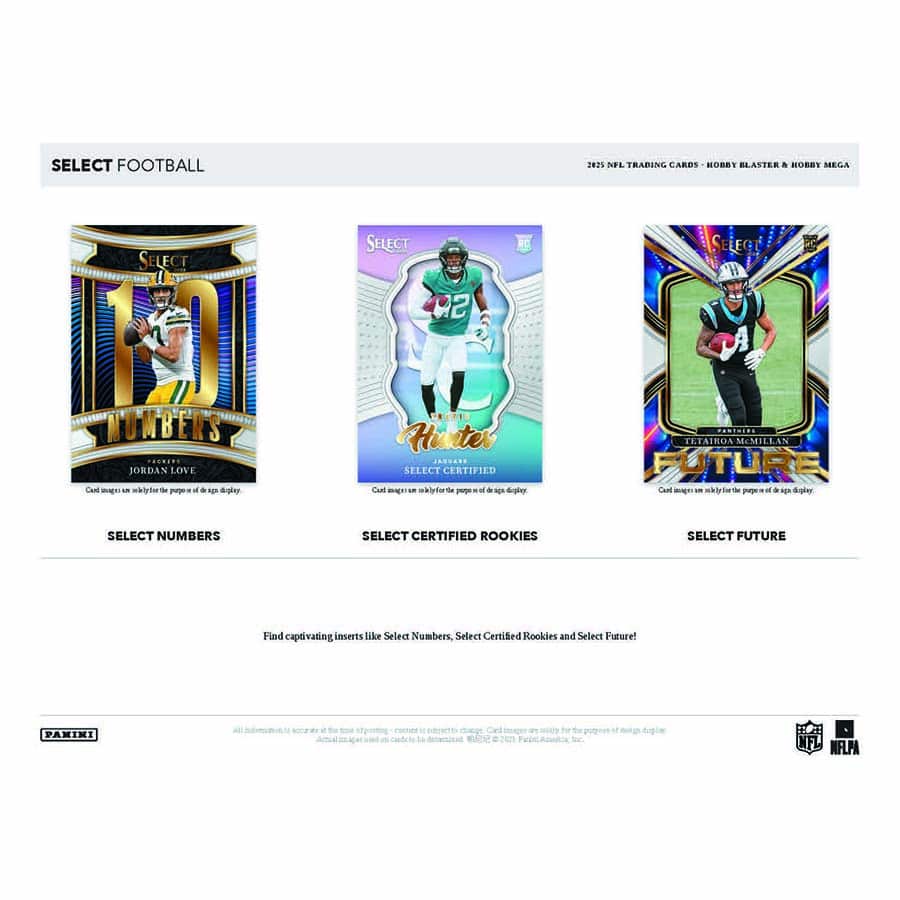 2025 Select Football Hobby Mega Box - Image 6