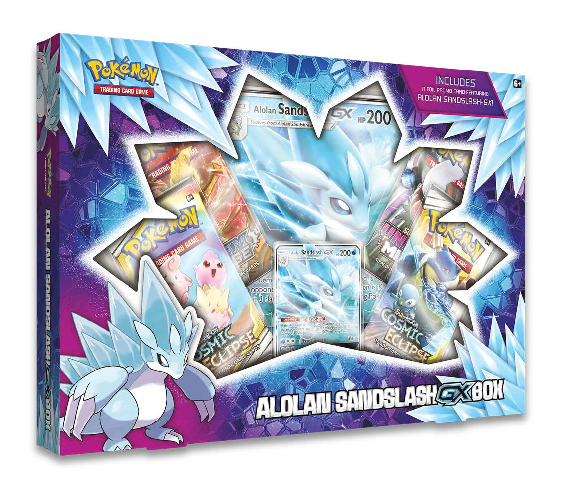 Pokémon TCG: Alolan Sandslash GX Box