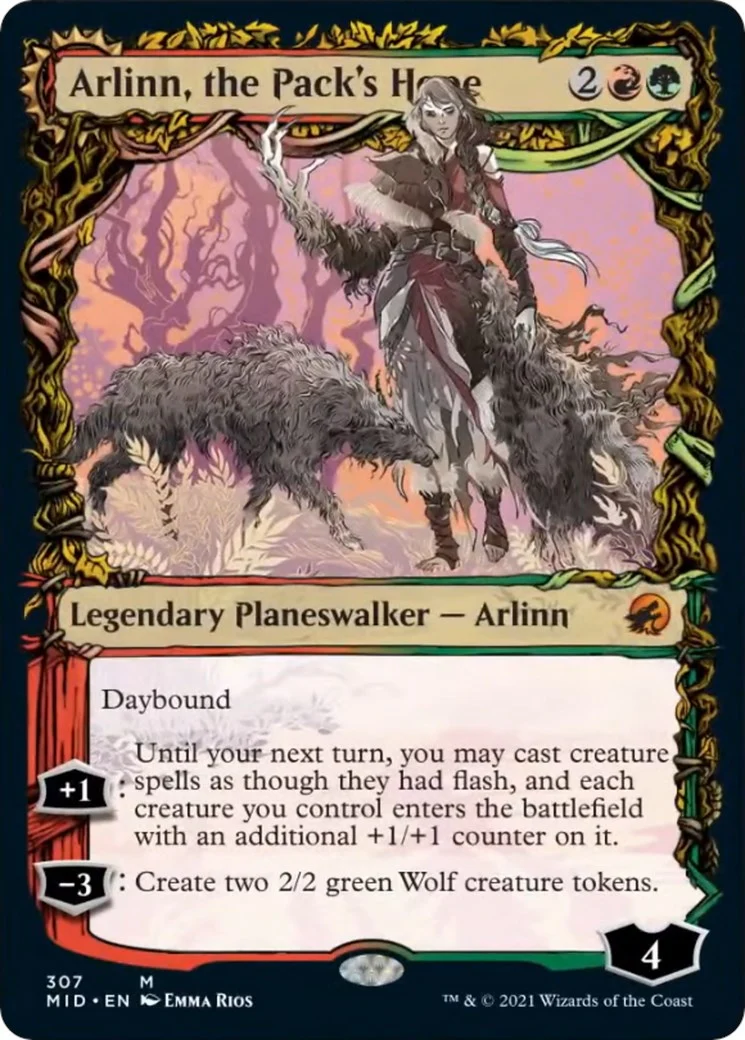 Arlinn, the Pack's Hope (Showcase) (307) (MID)
