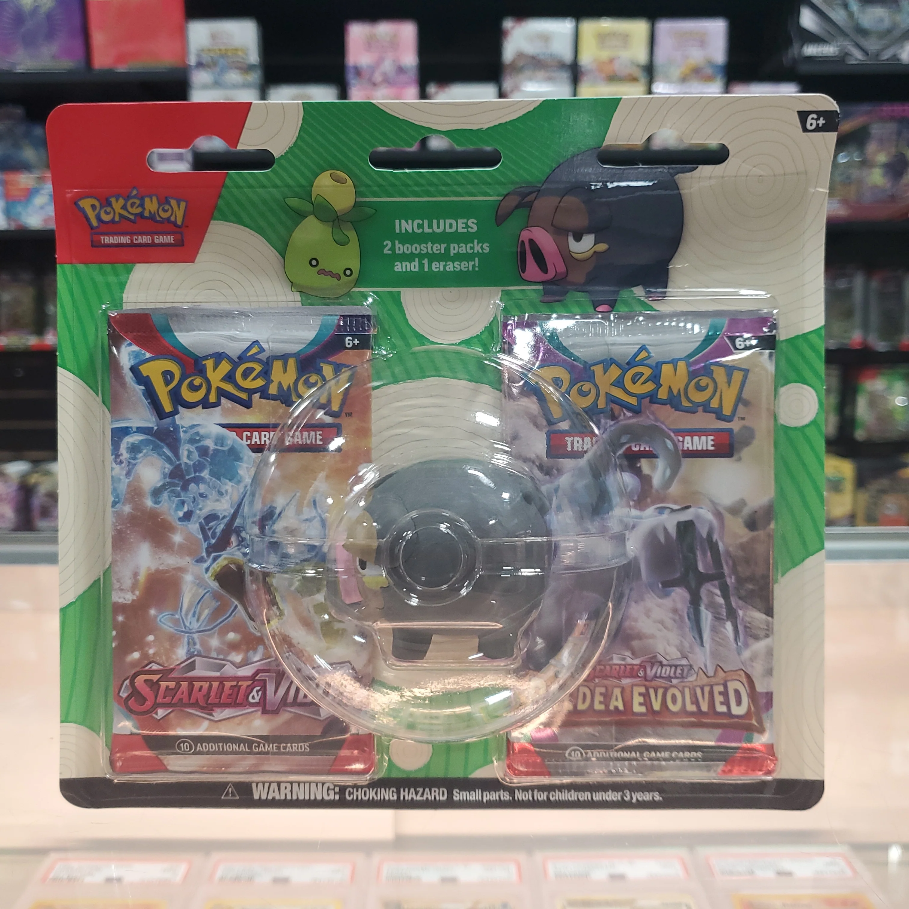 Pokémon TCG: Back to School Eraser Blister 2023 (Lechonk)