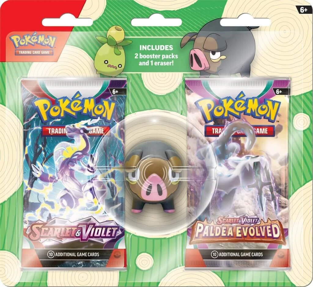 Pokémon TCG: Back to School Eraser Blister 2023 (Lechonk) - Image 3