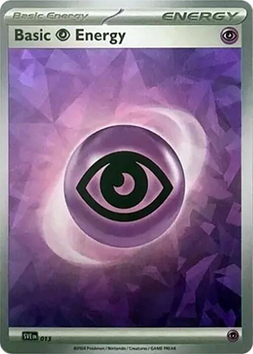Basic Psychic Energy (Cracked Ice Holo) (013) (SVE)