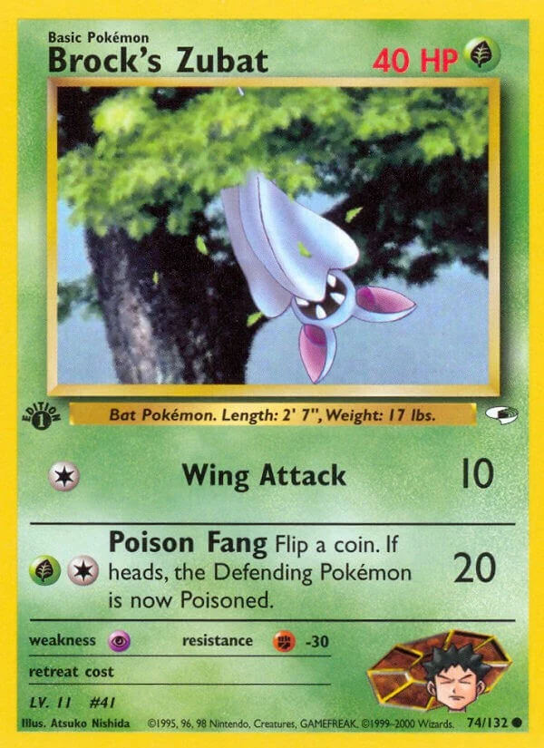 Brock's Zubat (74) (074/132) (G1)