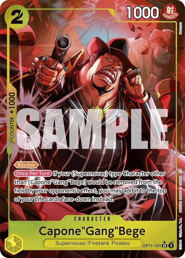 Capone"Gang"Bege (101) (Alternate Art) (OP11-101) (OP11)