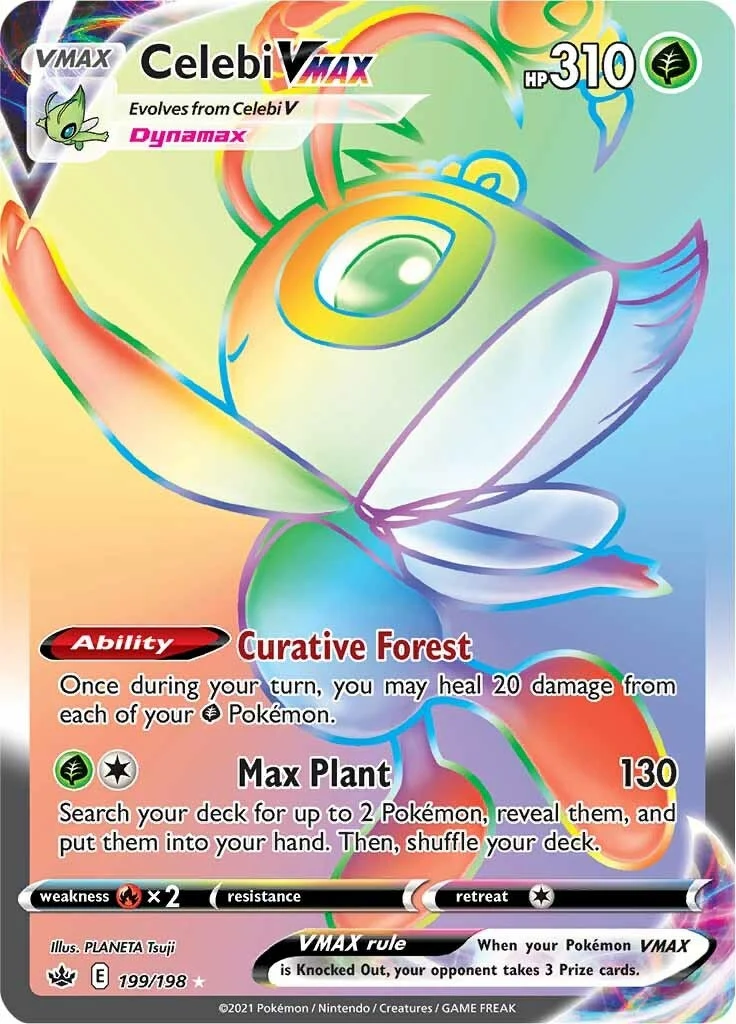 Celebi VMAX (Secret) (199/198) (SWSH06)
