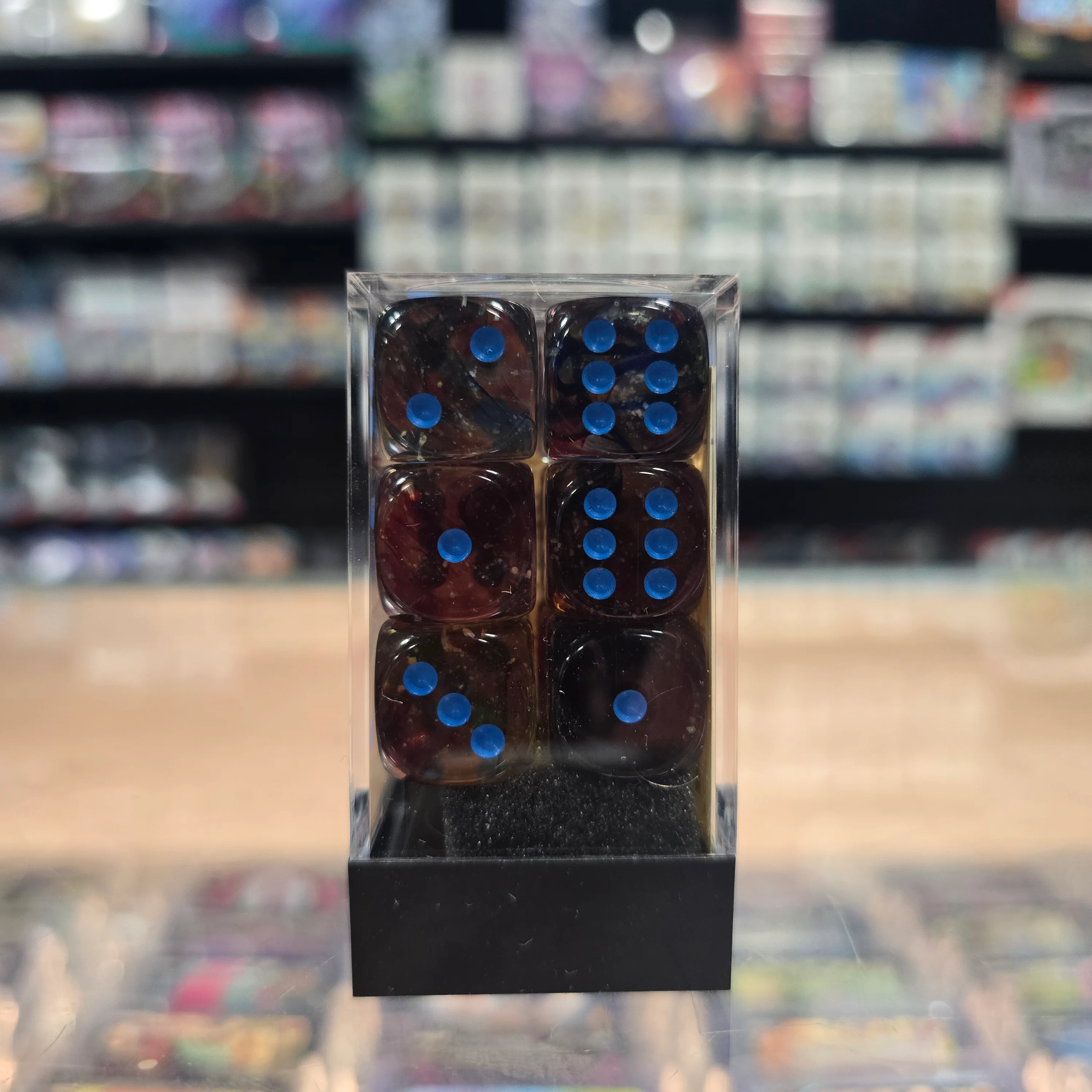 Chessex: Nebula - Luminary - 16mm D6 12PC Dice Block (Primary & Blue) - Image 4