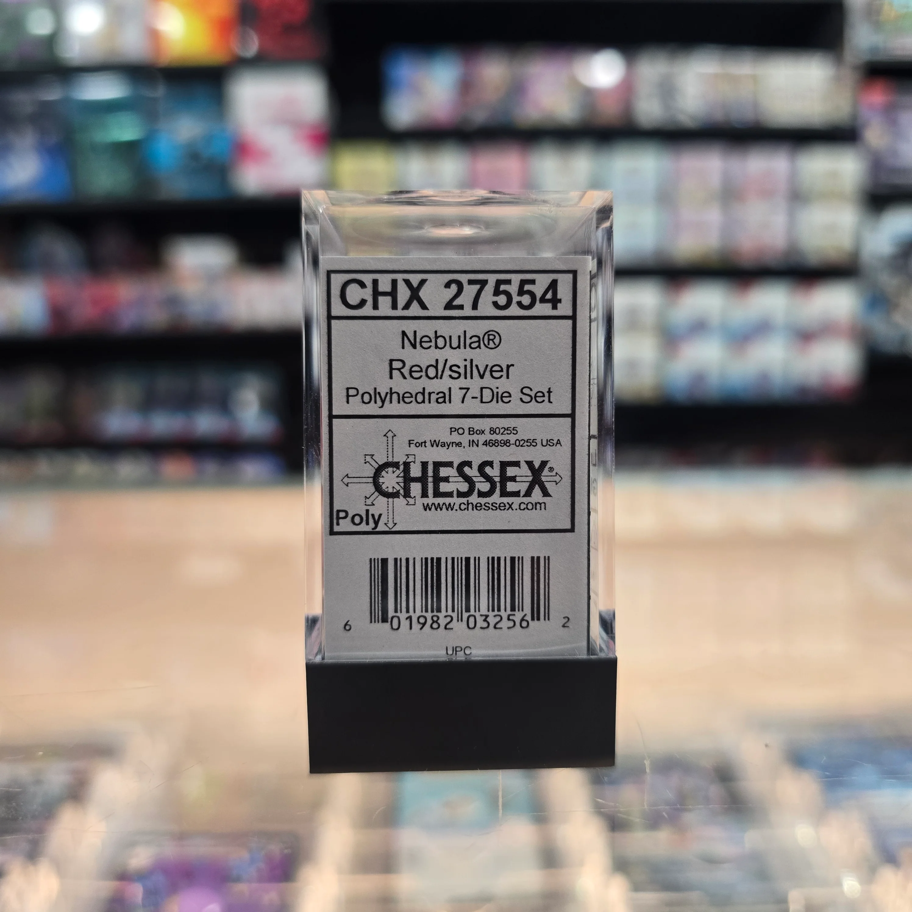 Chessex: Nebula - Luminary - 7PC (Red & Silver) - Image 3