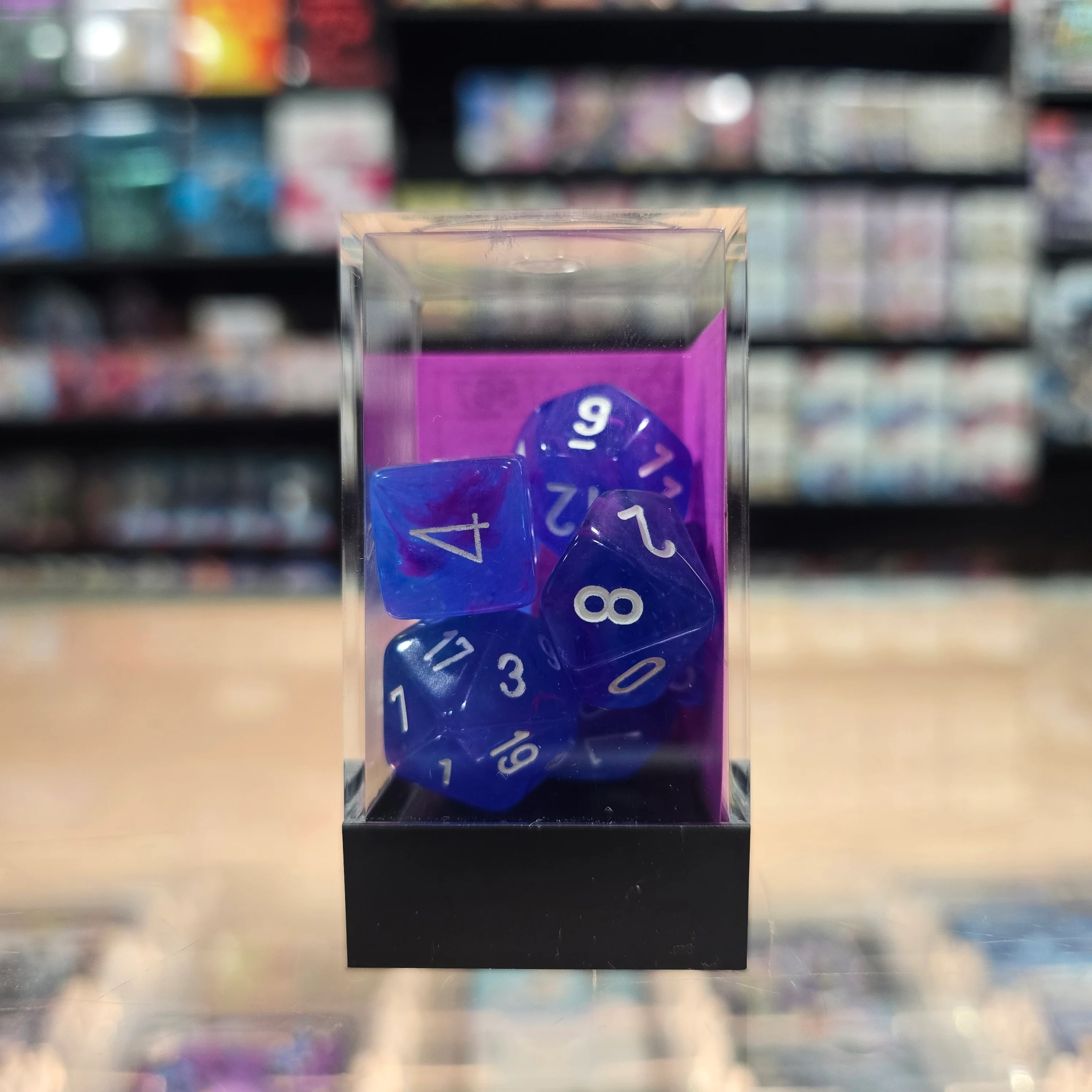 Chessex: Poly Dice Set - Nebula 7PC (Aura & White) - Image 3