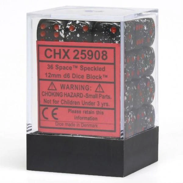 Chessex: Speckled - 12mm D6 36PC Dice Block (Space)
