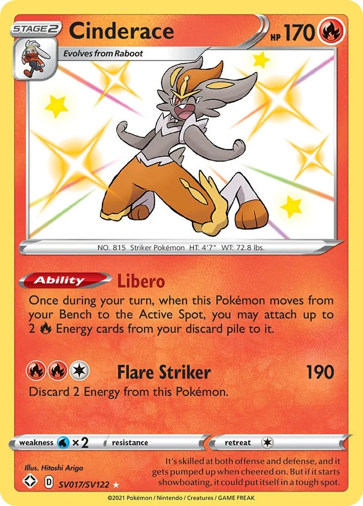 Cinderace (SV017/SV122) (SHFSV)