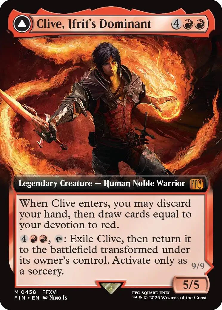 Clive, Ifrit's Dominant (Extended Art) (458) (FIN)