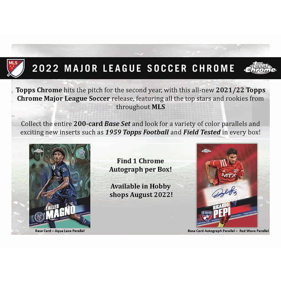 2022 Topps Chrome Major League Soccer Hobby Box - Image 5