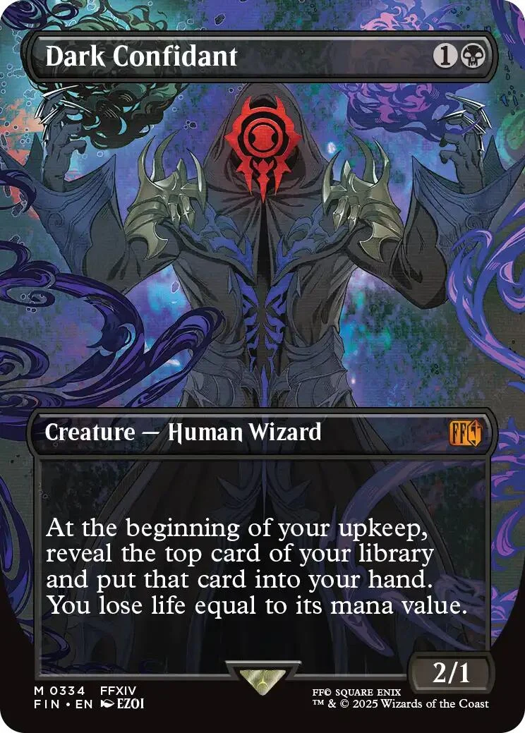 Dark Confidant (Borderless) (334) (FIN)