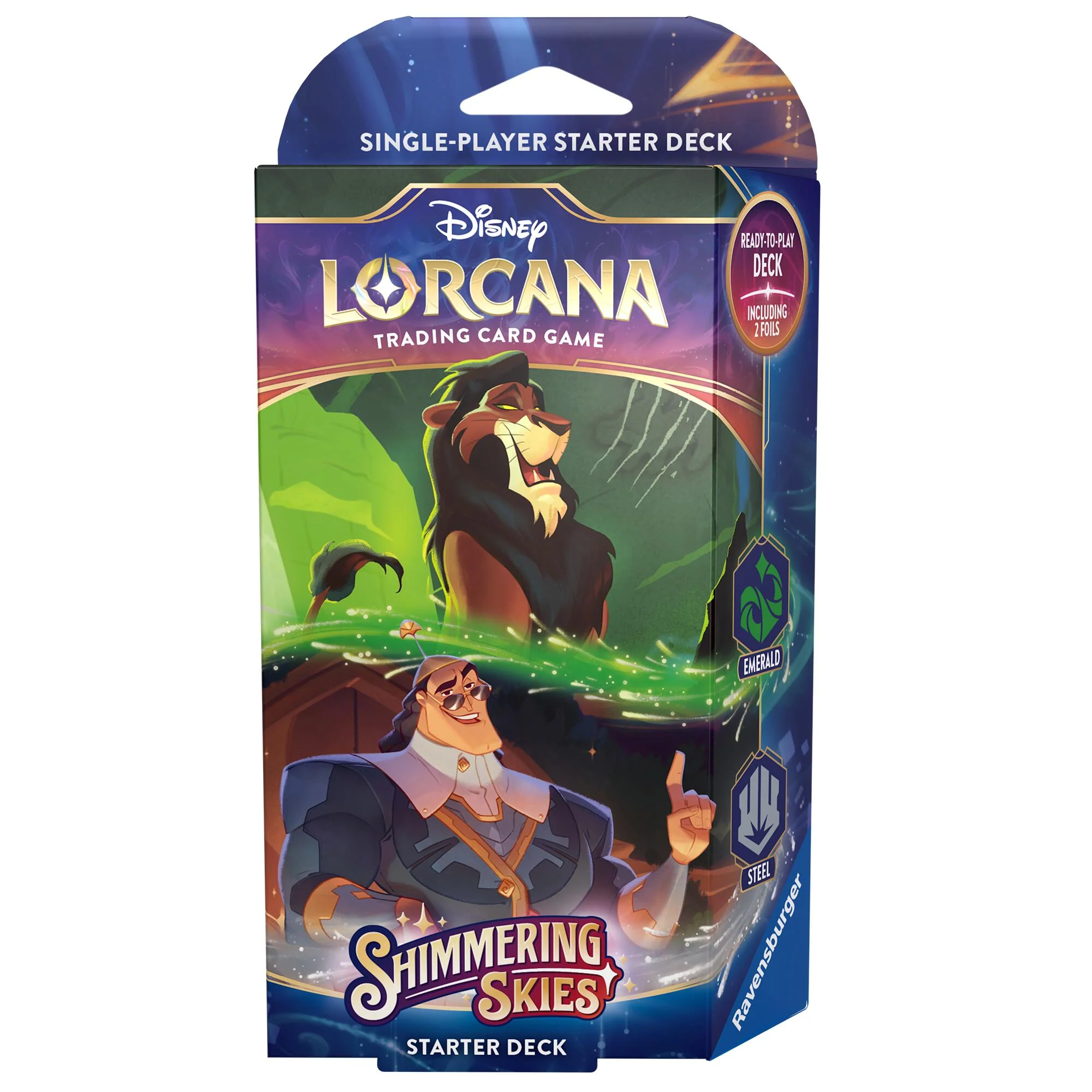 Disney Lorcana: Shimmering Skies - Starter Deck (Emerald & Steel) - Image 3