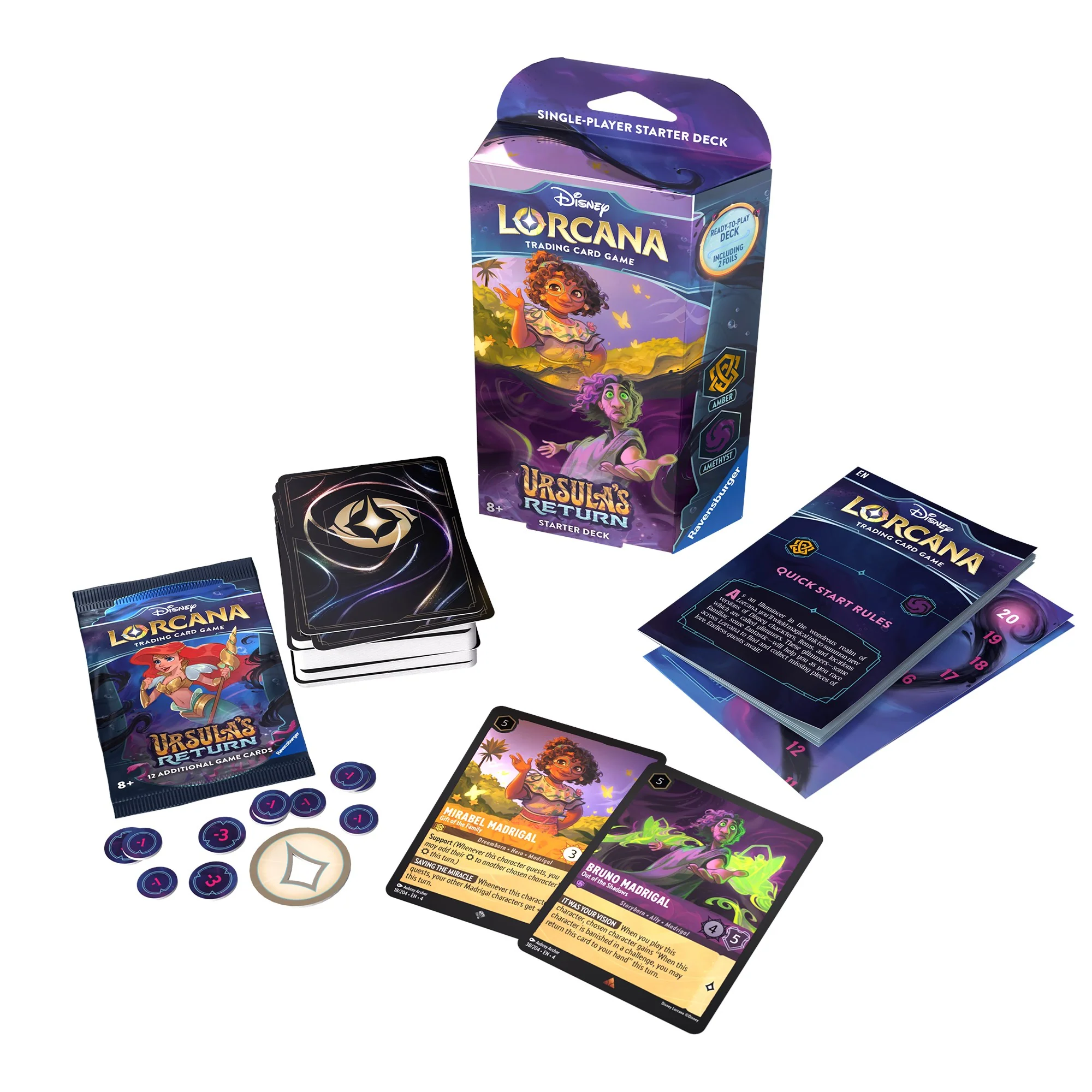 Disney Lorcana: Ursula's Return - Starter Deck (Amber & Amethyst) - Image 3