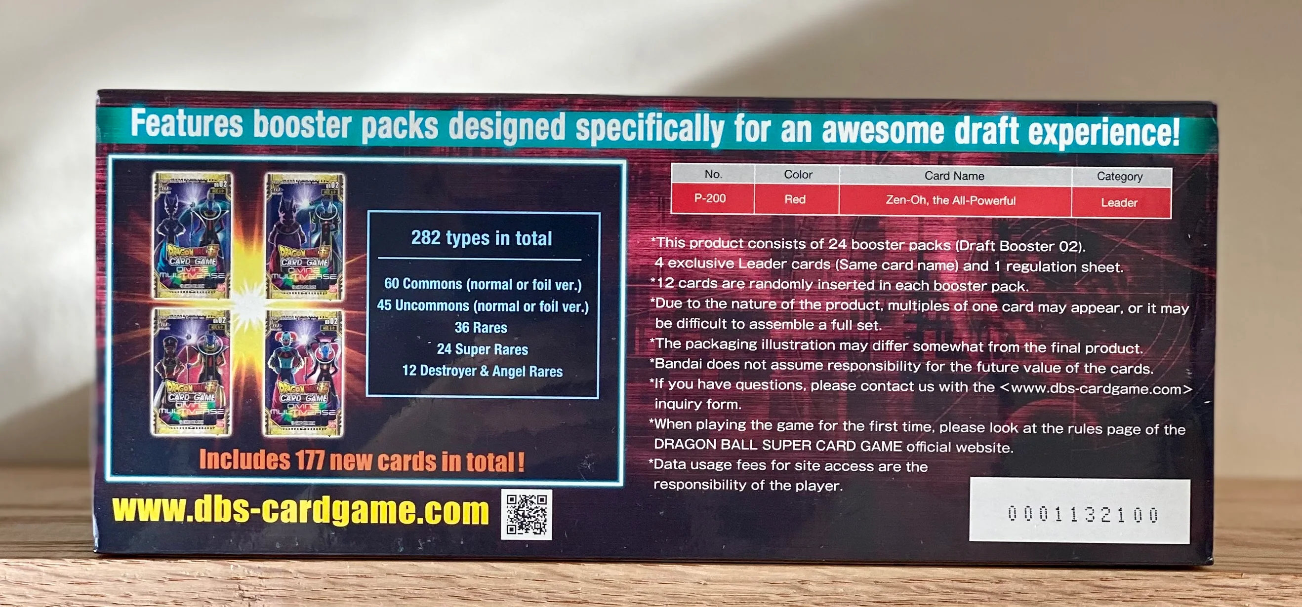 Dragon Ball Super TCG: Draft Box 05 - Divine Multiverse - Image 3