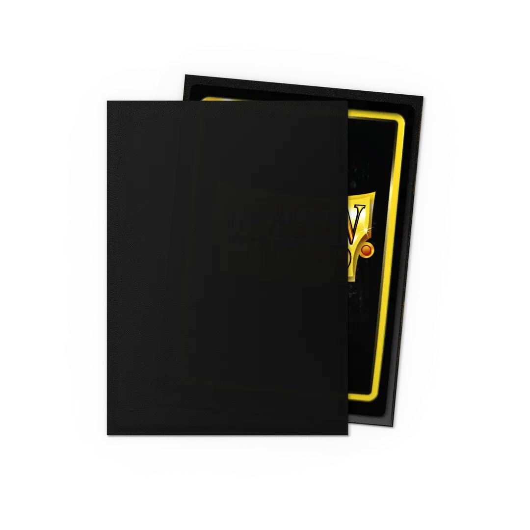 Dragon Shield Deck Protector - Matte Black (Non-Glare) 100 CT