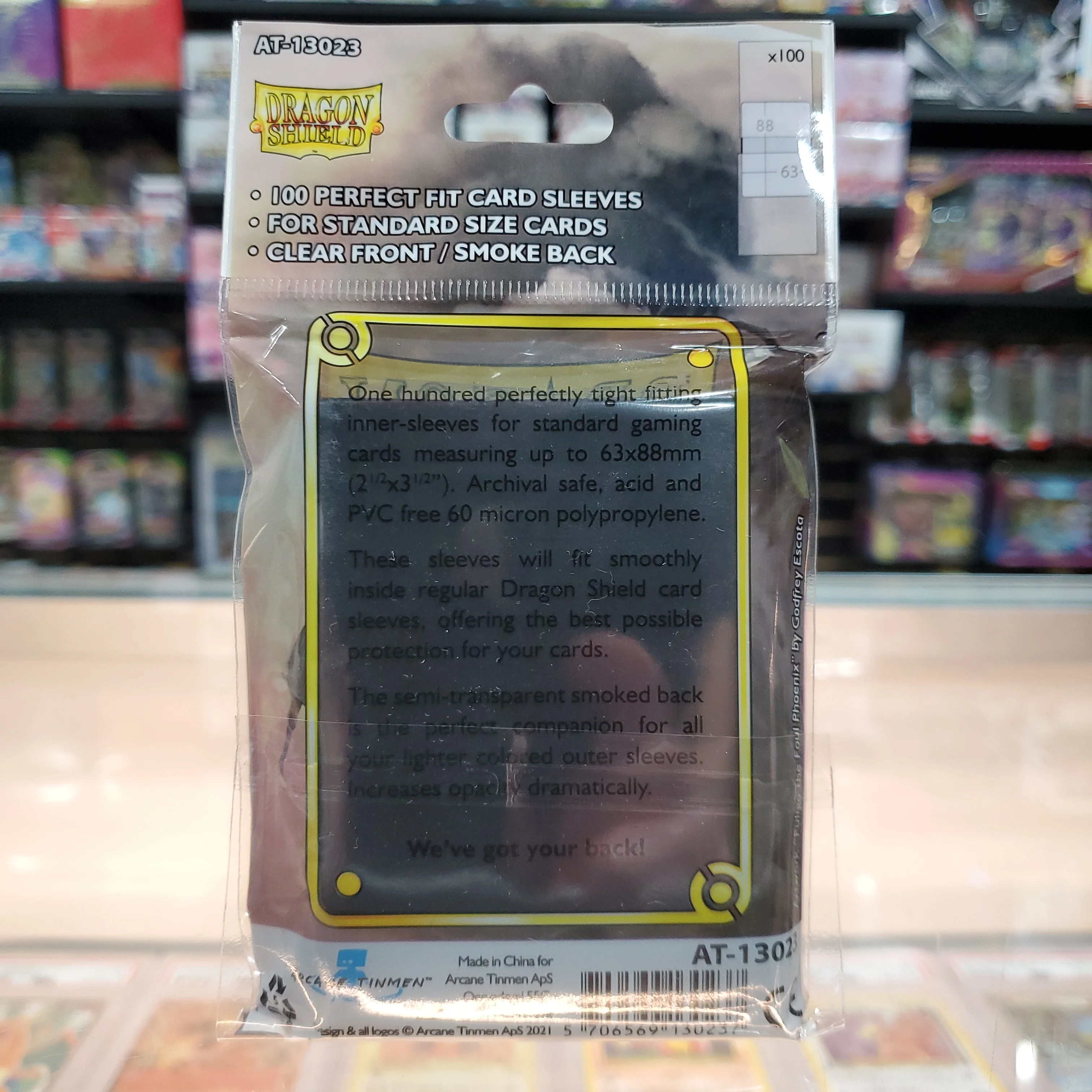 Dragon Shield Deck Protector - Perfect Fit Smoke - Image 3