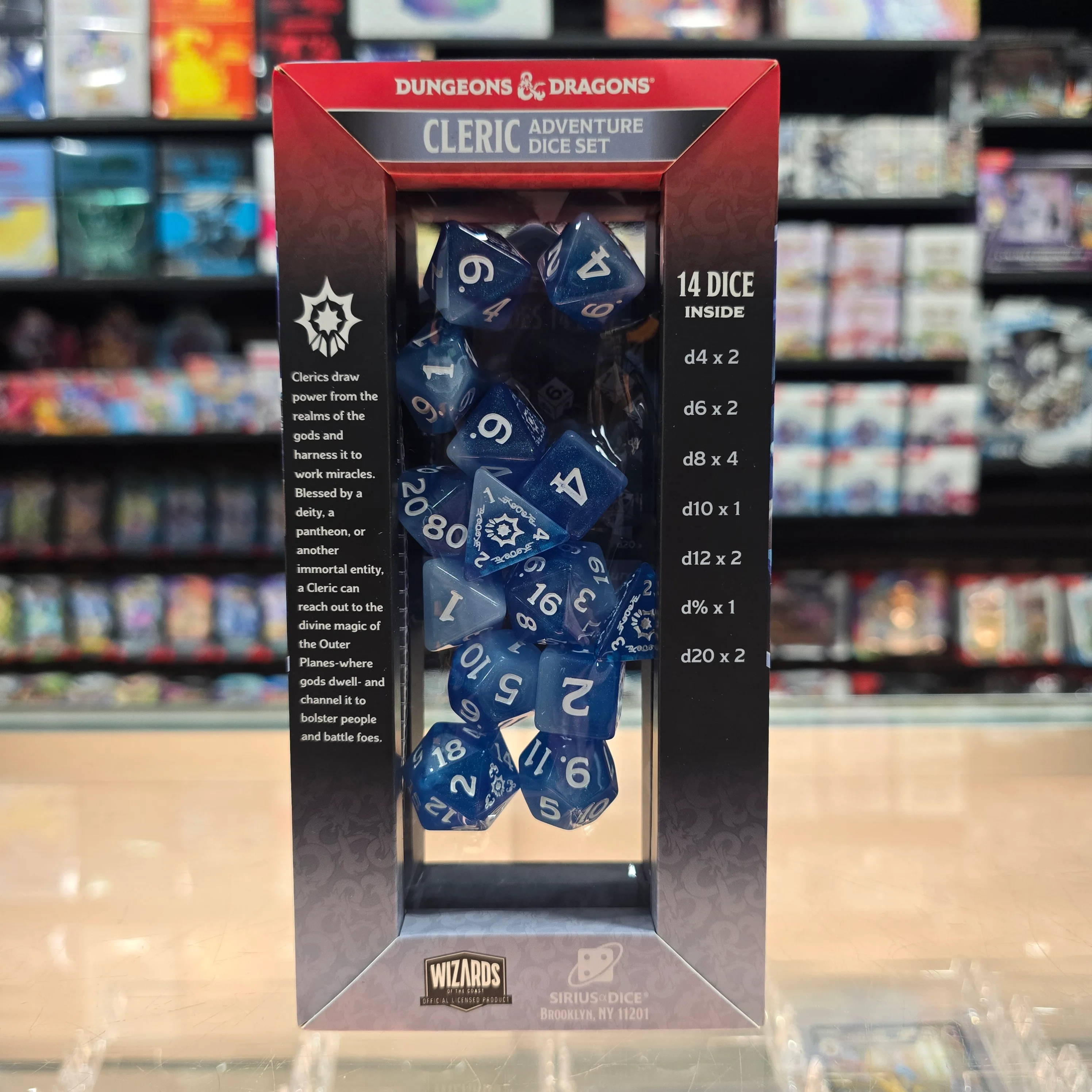Dungeons & Dragons: Adventure Dice Set 14PC (Cleric) - Image 2