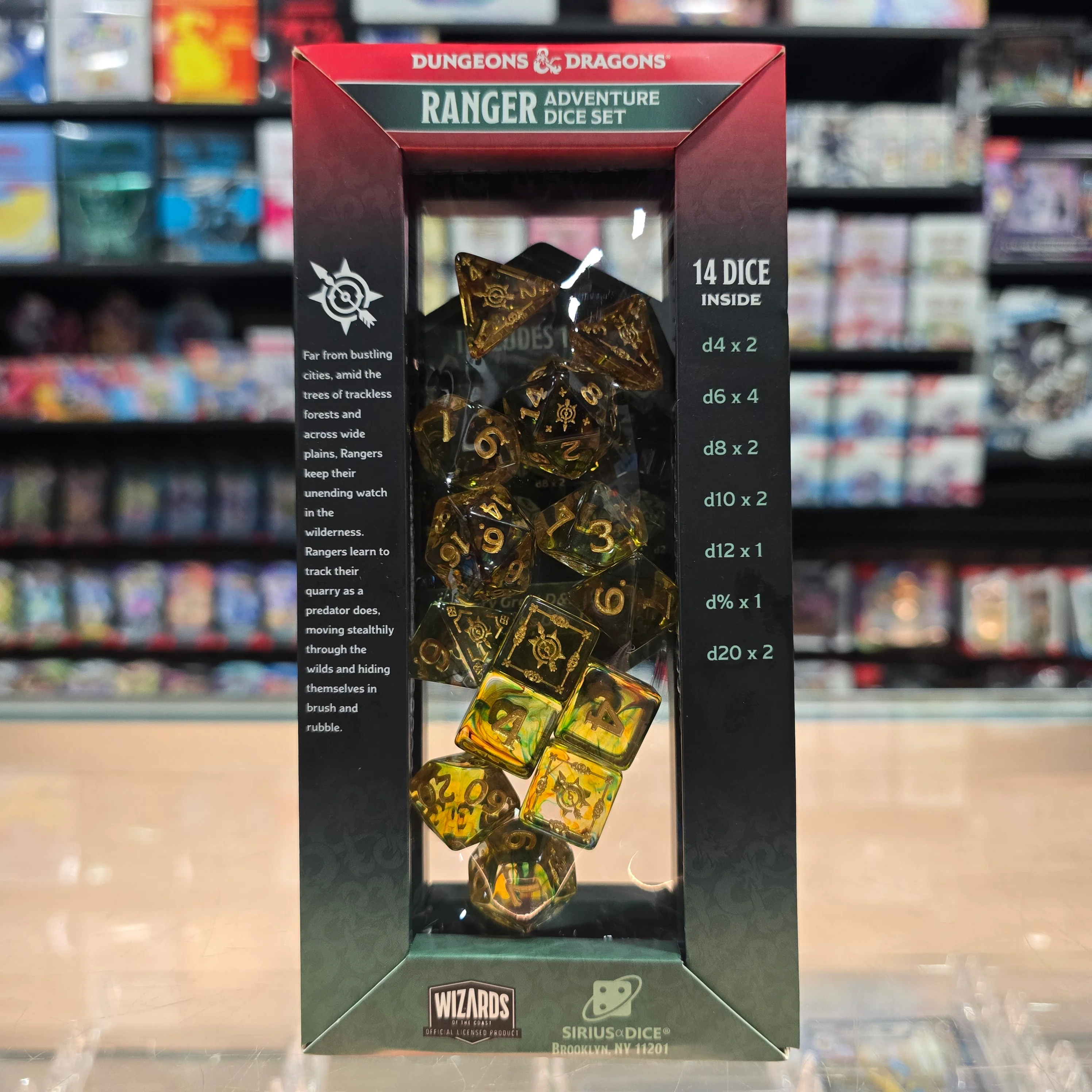 Dungeons & Dragons: Adventure Dice Set 14PC (Ranger/Multicolor) - Image 2