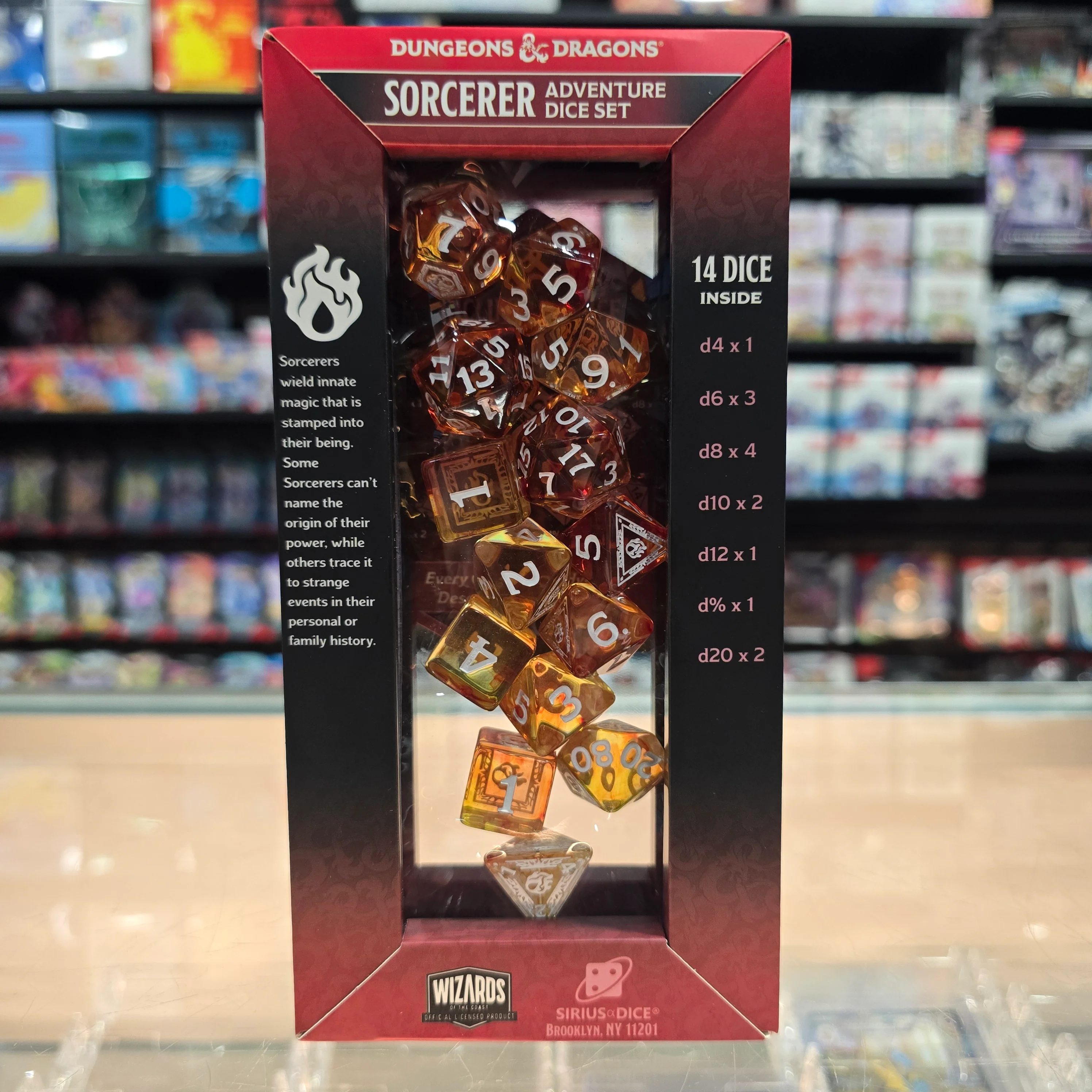 Dungeons & Dragons: Adventure Dice Set 14PC (Sorcerer) - Image 2