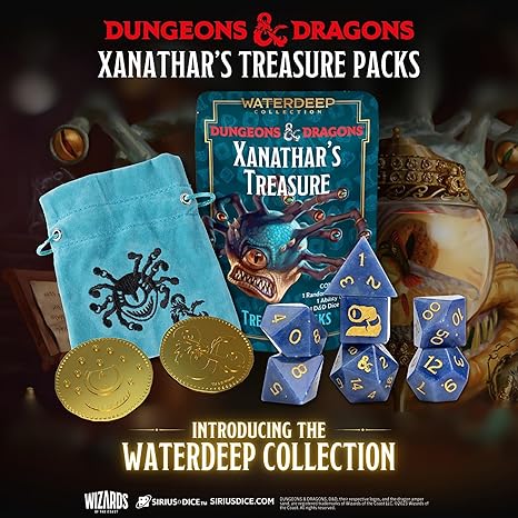 Dungeons & Dragons: Xanathar's Treasure - Treasure Pack Dice Set (Waterdeep Collection) - Image 3