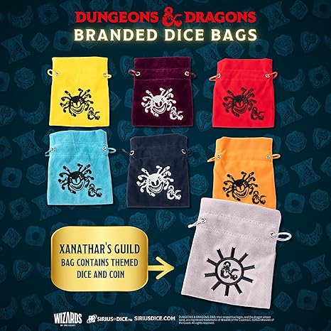 Dungeons & Dragons: Xanathar's Treasure - Treasure Pack Dice Set (Waterdeep Collection) - Image 5
