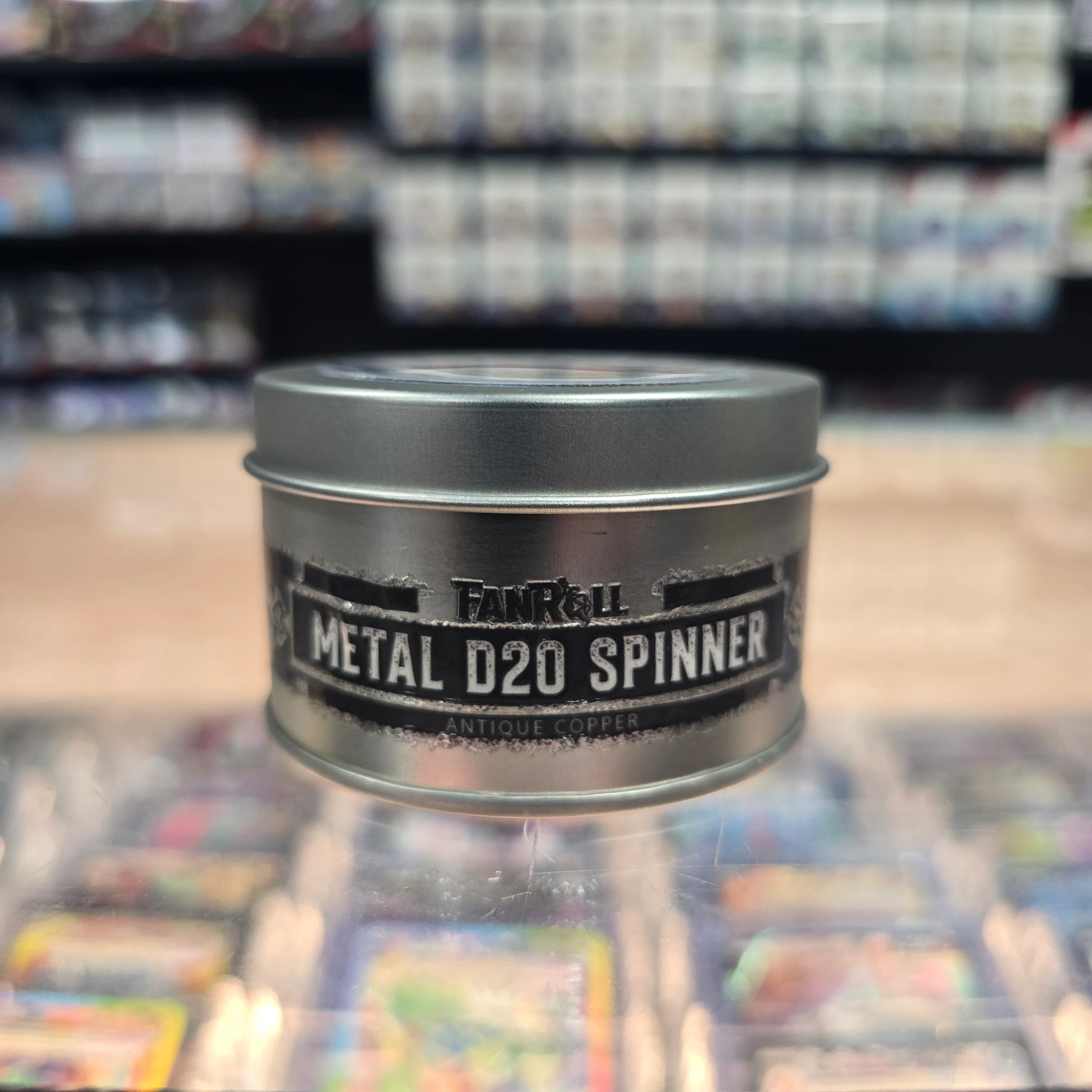 Elixer Liquid Core - Metal D20 Spinner (Antique Copper) - Image 3