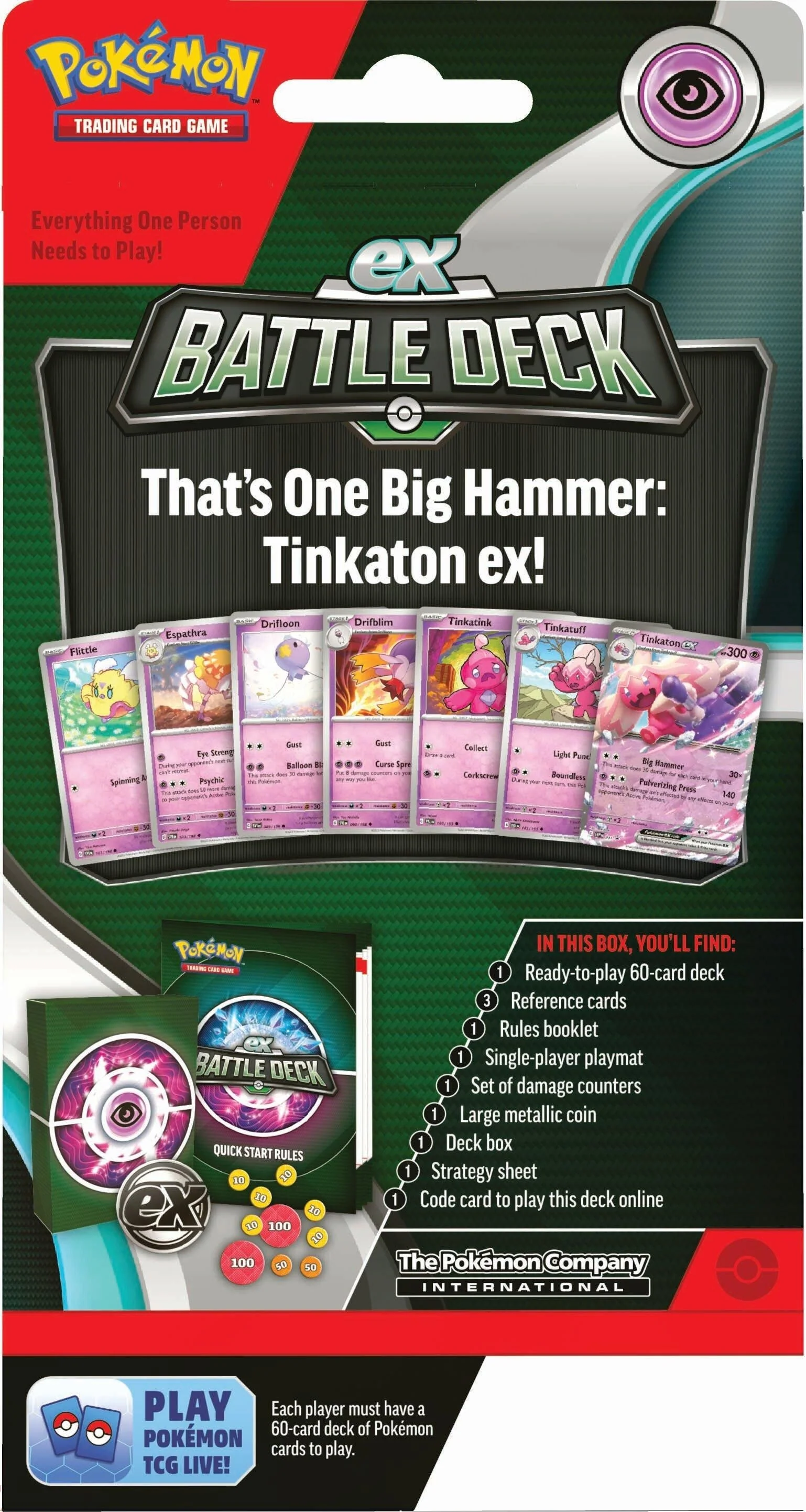 Pokémon TCG: Ex Battle Deck (Tinkaton ex) - Image 4