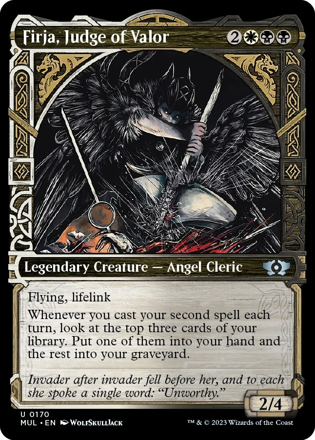 Firja, Judge of Valor (Halo Foil) (170) (MUL)