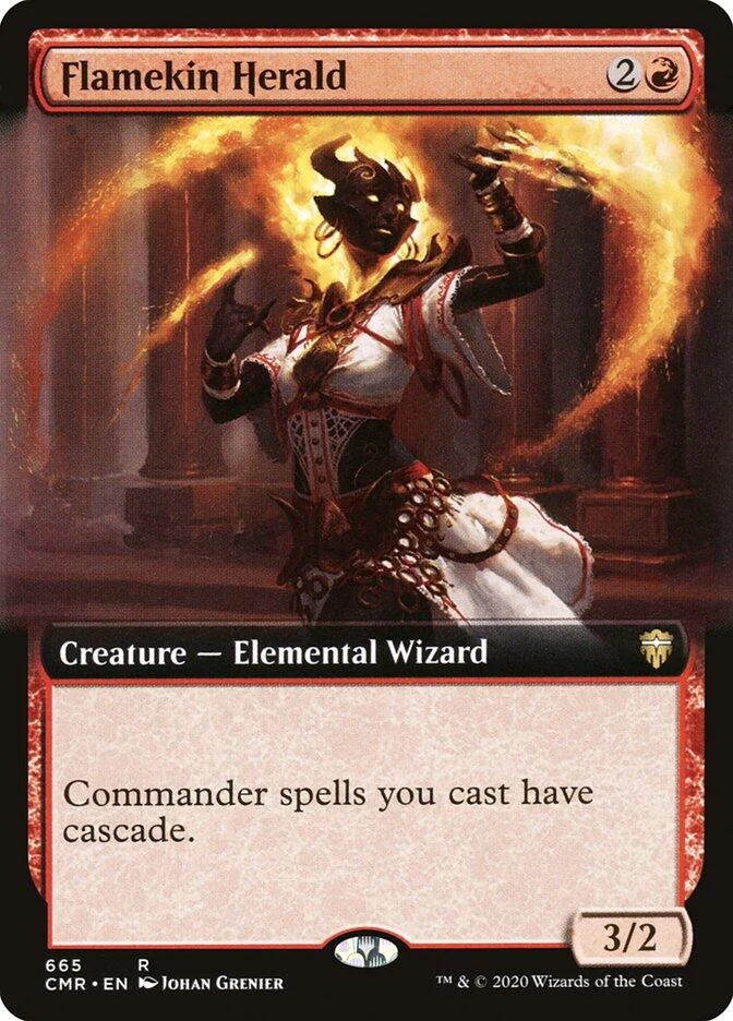 Flamekin Herald (Extended Art) (665) (CMR)