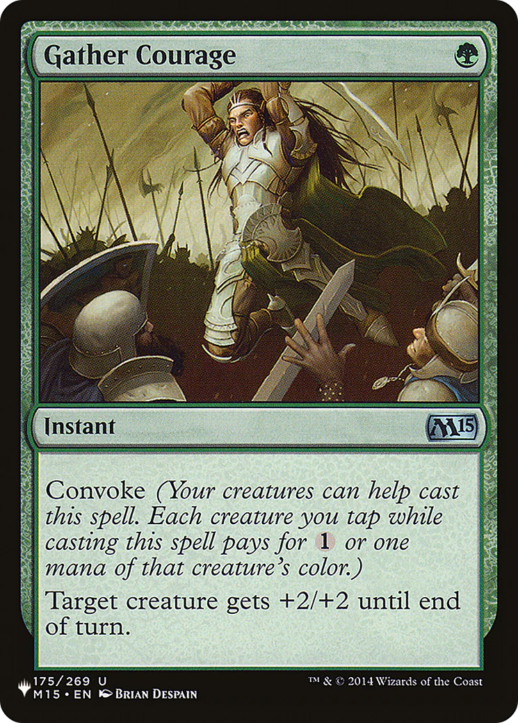 Gather Courage [The List]