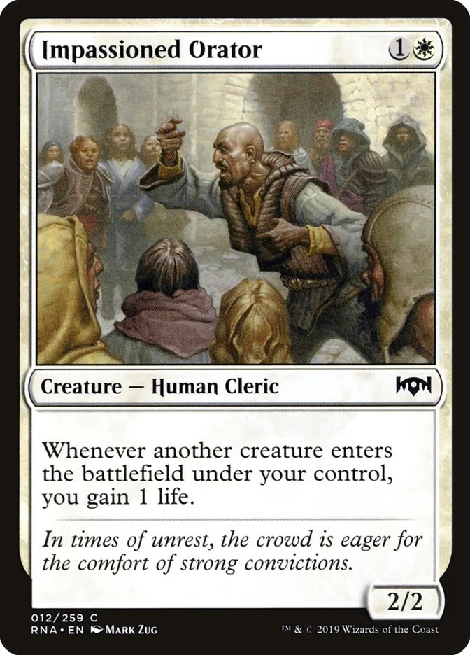 Impassioned Orator (12) (RNA)
