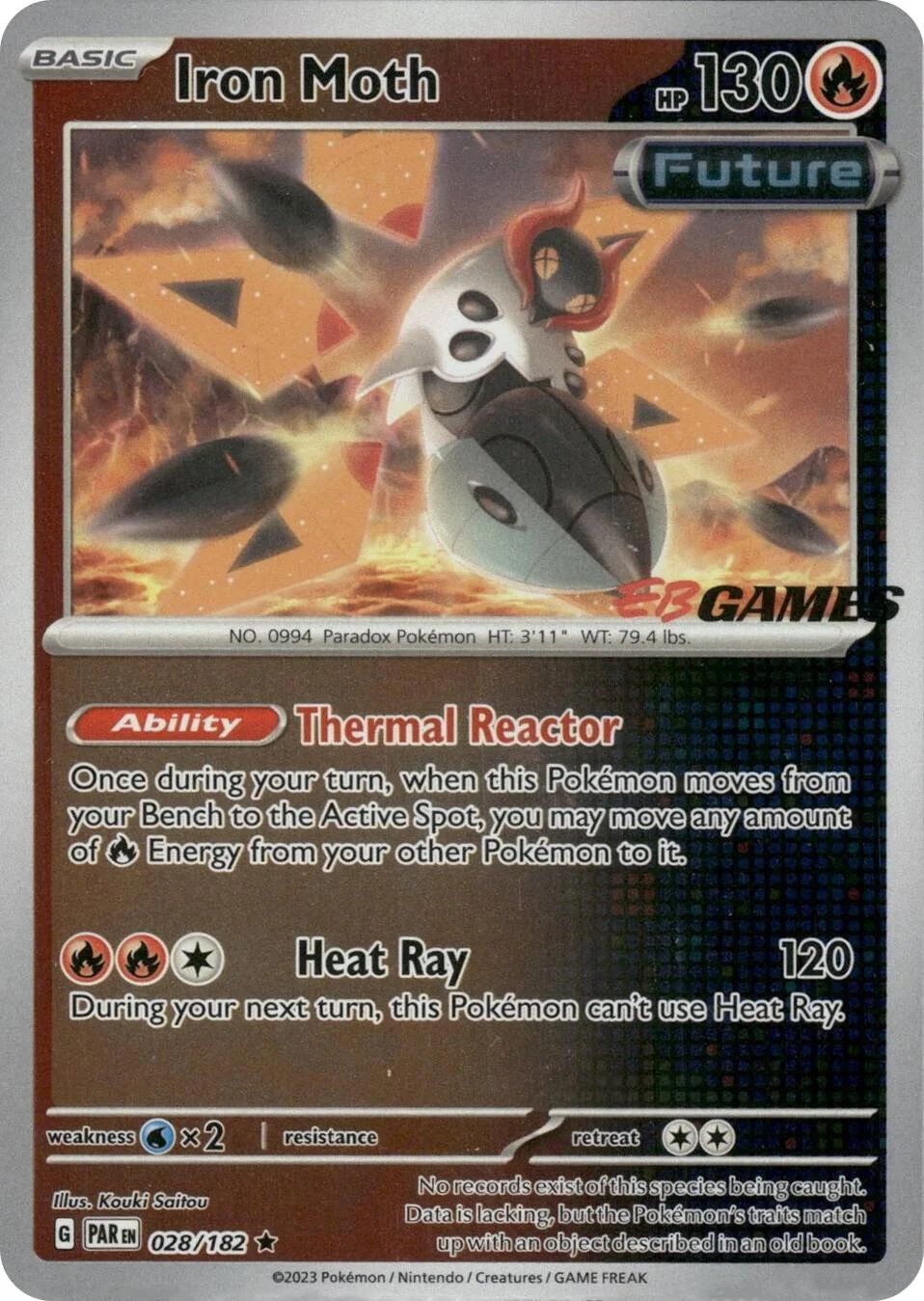 Iron Moth - 028/182 (EB Games Promo) (028/182) (MCAP)