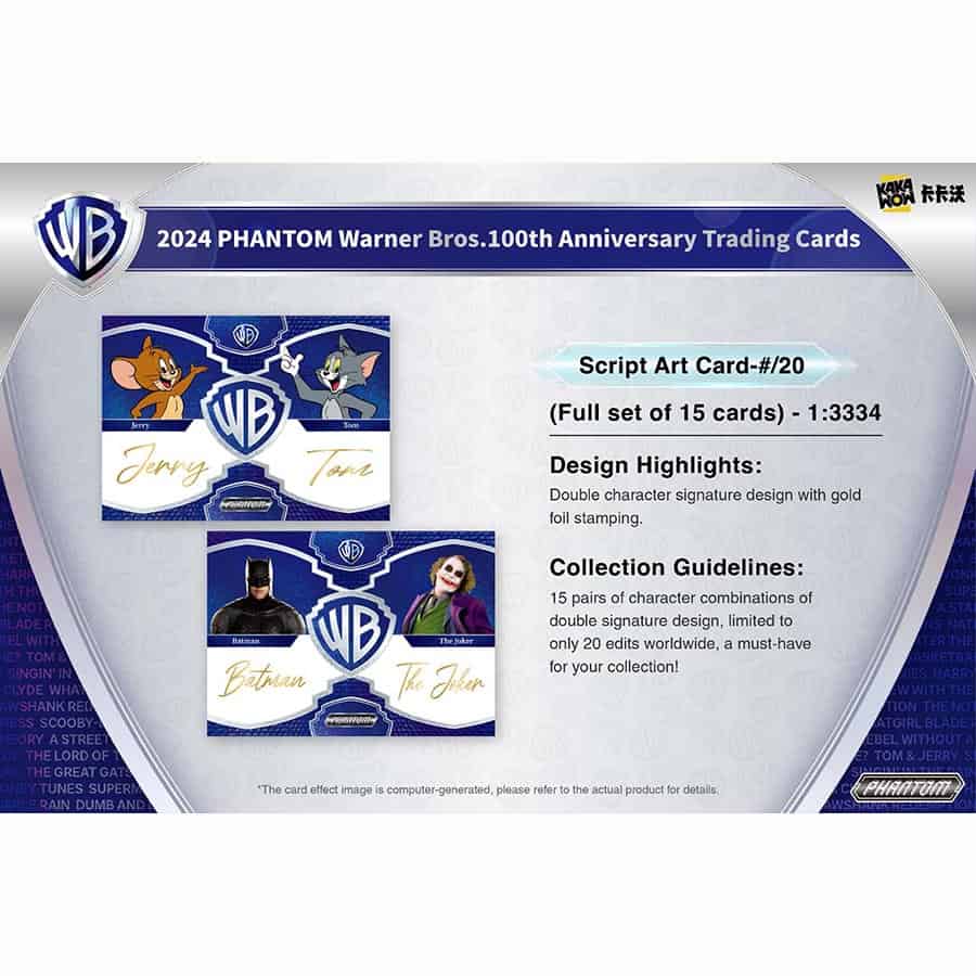 Kakawow: 2024 Phantom Warner Bros 100th Anniversary Trading Cards - Image 6