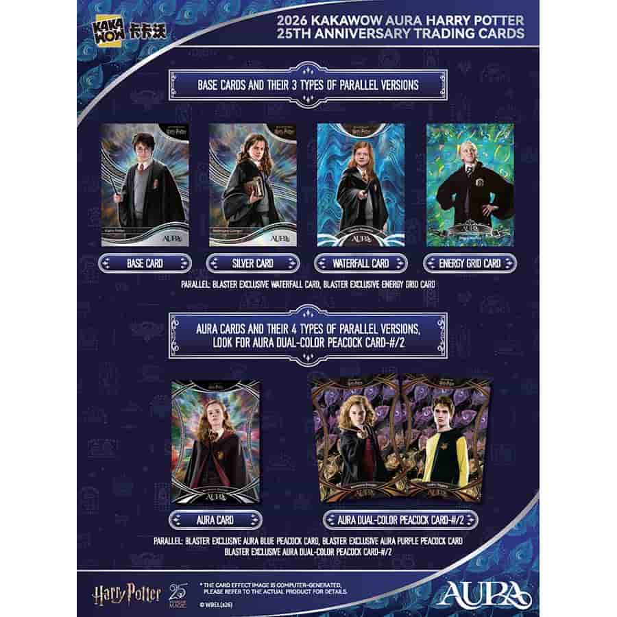 Kakawow: 2026 Aura Harry Potter Trading Cards Blaster Box - Image 5